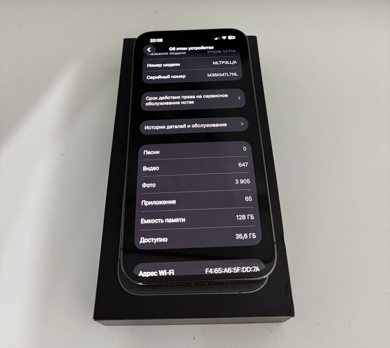 iPhone 13 Pro 128 графитовый