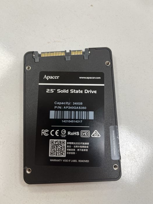 Продам ссд panther 240gb