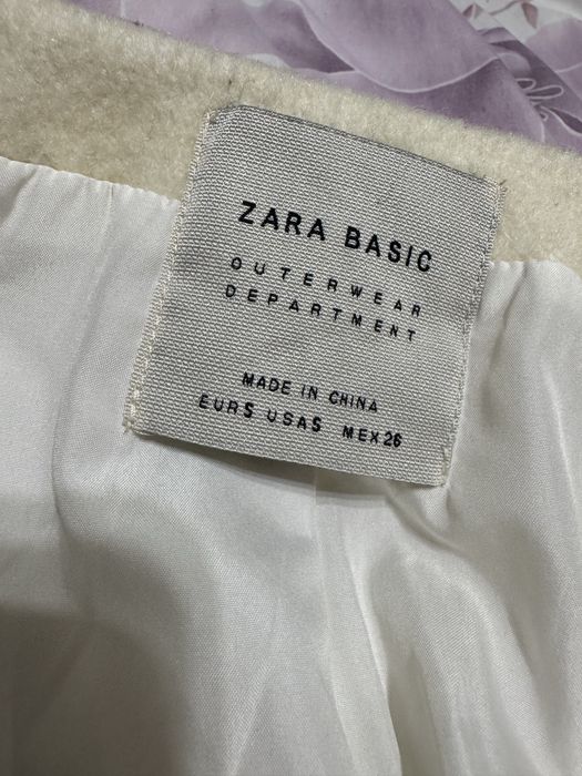 Palton crem, Zara Basic