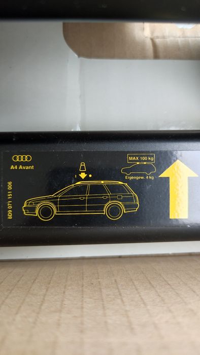 Audi A4 B5 B6 B7 96-08г. Багажник за покрив (греди, рейлинг, релси)