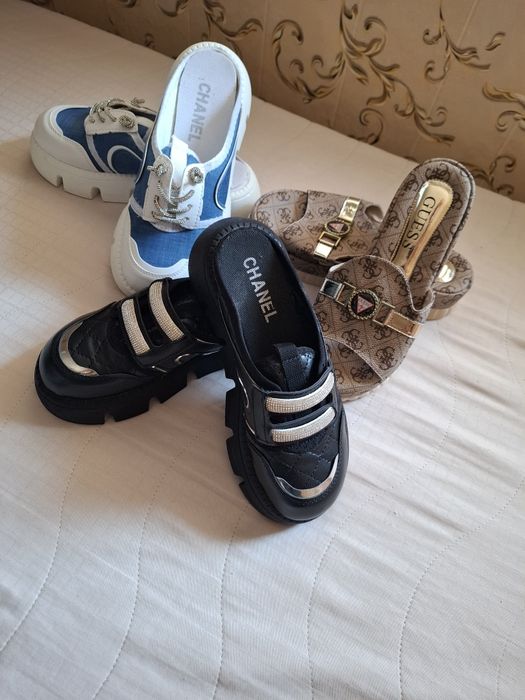 Дамски чехли Chanel--- GUESS