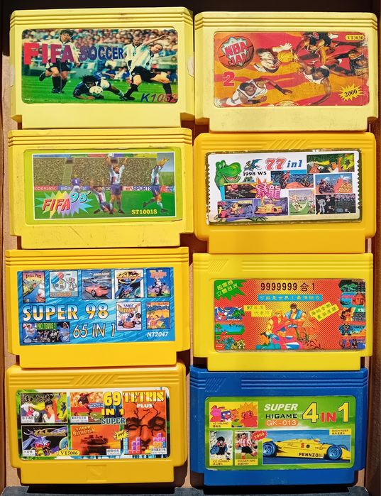 Casete joc vechi Terminator Famicom Sega Nintendo