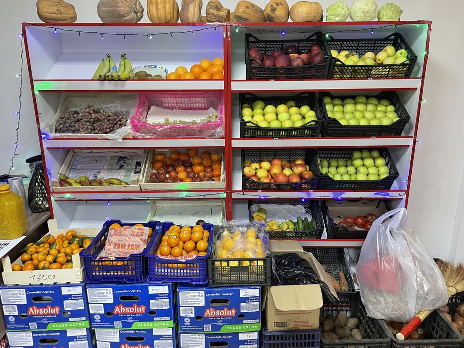 Овощные полка.