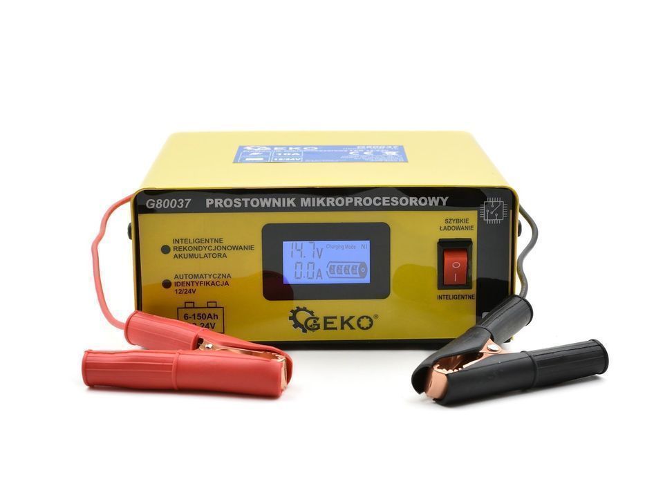 Redresor auto microprocesor lcd 12/24v 10a pentru baterii acumulator a