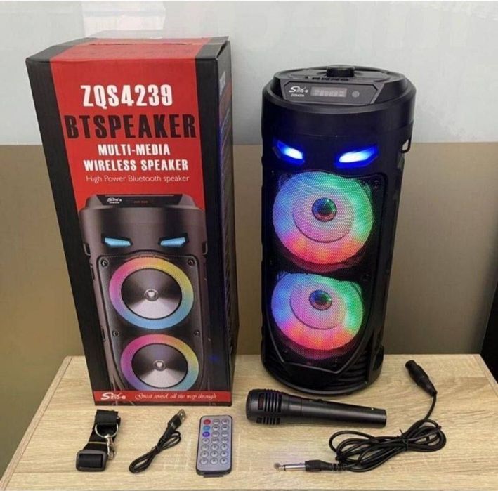 Янги bluetooth Караоке Колонка ZQS4239 (42см) +Микрофон
Юқори сифат,Ар