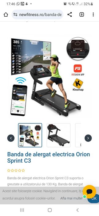 Banda de alergat Orion Sprint C3