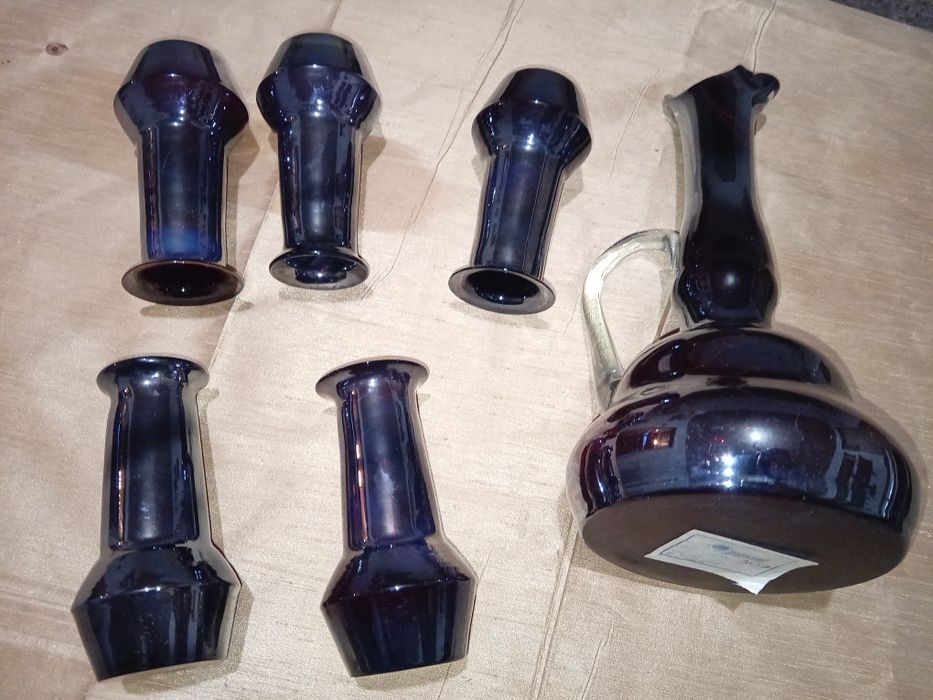 Un set frumos sticla murano