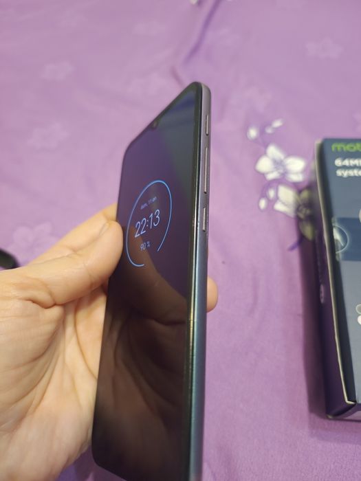 Motorola g30 cu folie și husa