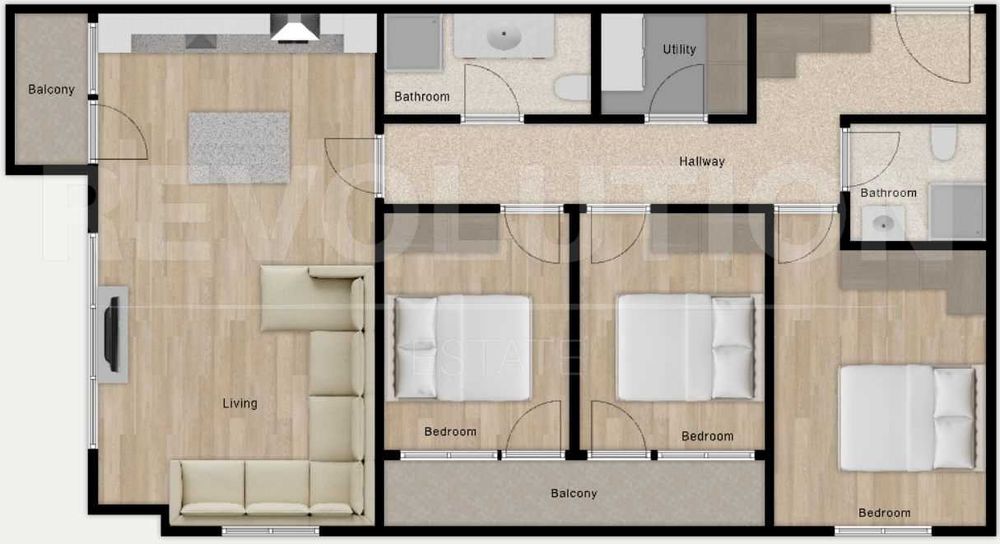 Многостаен апартамент в сграда ПРЕД АКТ 14 в ж.к. Красна поляна 2