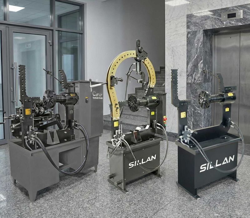 АССОРТИМЕНТ Стенды для правки дисков Литые и штампованные ДИСКОПРАВ