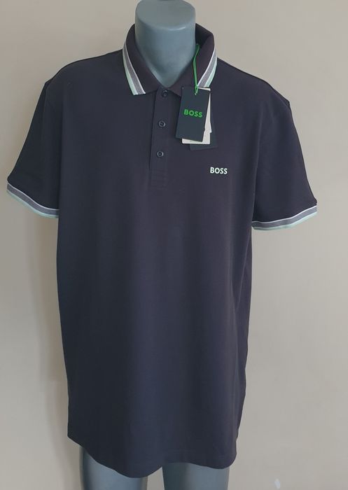 Hugo Boss Paddy Pique Cotton Regular Fi L и 2XL НОВО! ОРИГИНАЛ Тениски