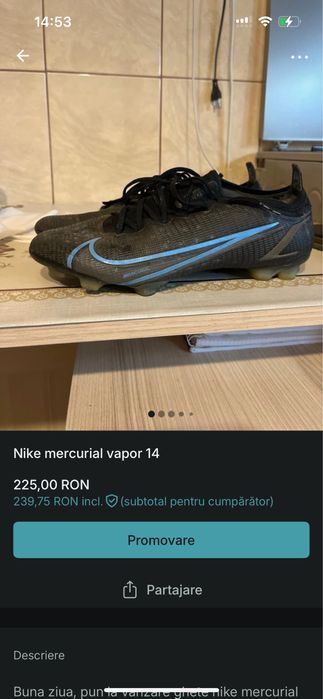 Nike mercurial vapor 14