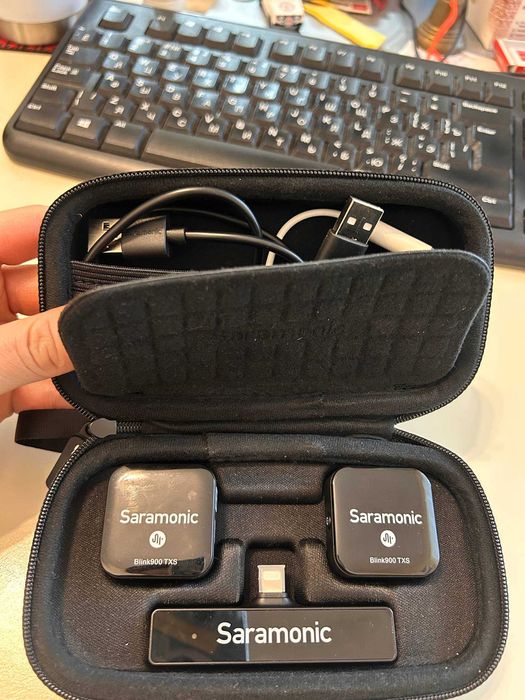 Беспроводной микрофон Saramonic Blink900 S4 for Iphone