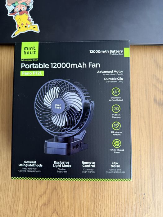 Ventilator pentru Birou Minthouz cu telecomanda