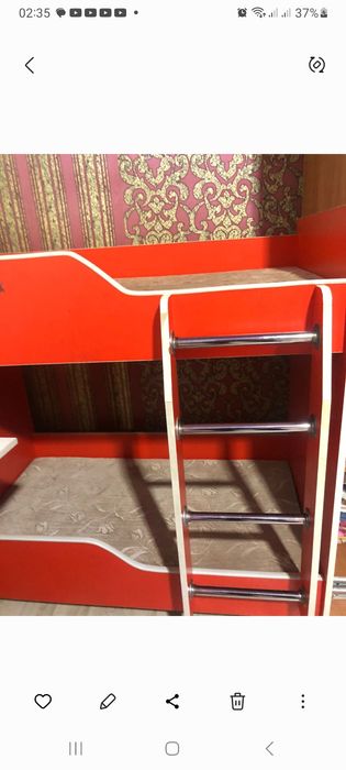 Детскии двухярусный кровать