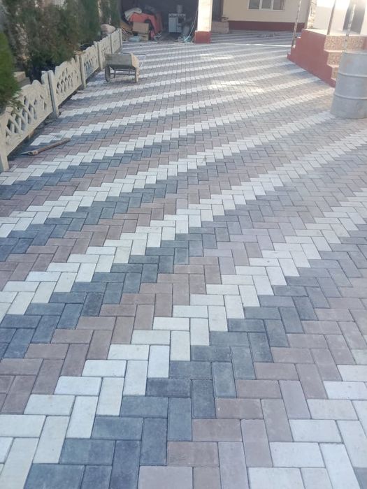 Укладка брусчатка