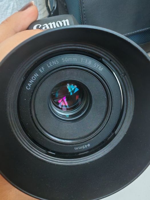 Canon EOS 800D + 18-55mm + 50mm f/1.8 STM + 10-18mm + ND10 филтър + чанта – 5000 кадъра