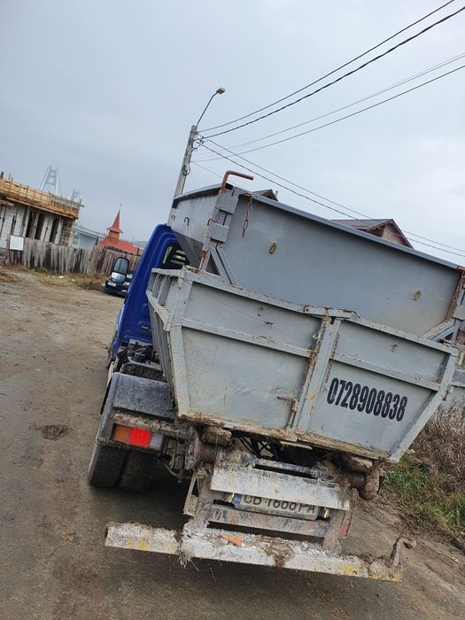 Deseuri constructii transport moloz cu bena detasabila