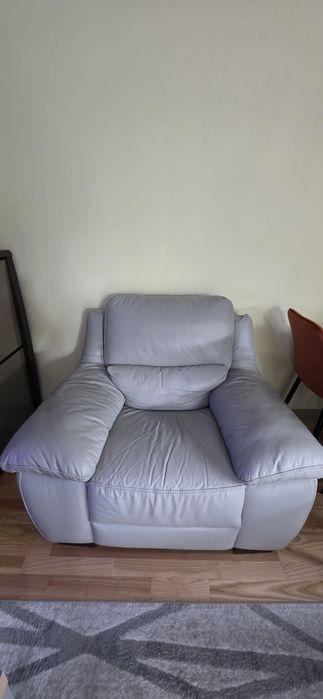 Canapea si fotoliu piele naturala