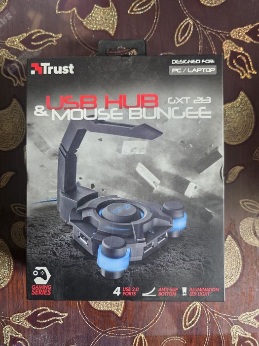 Vand usb hub & mouse bungee