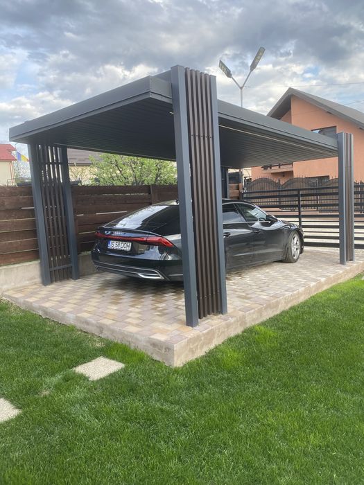 Carport auto, terasa, pergola, copertina auto