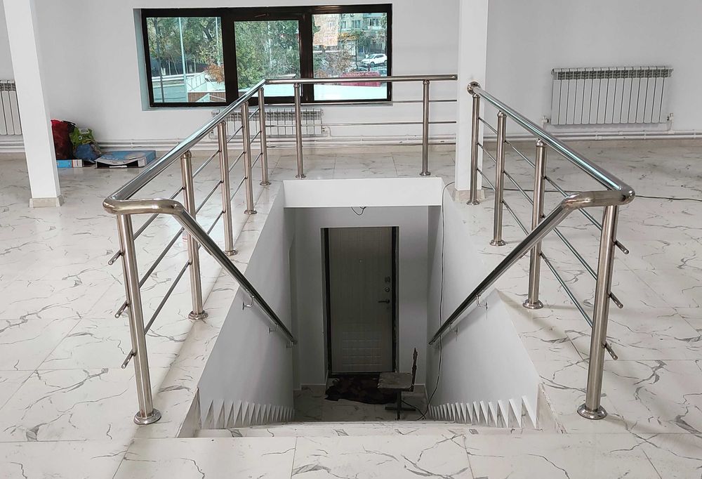 перила из нержавейки, аргон, нержавеющая сталь