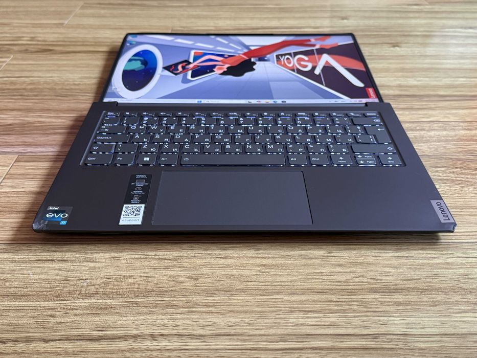 2.8k 90Hz Yoga 7 Slim Pro`Core i7-1260P/16GB DDR5/512GB SSD/Бат 10ч
