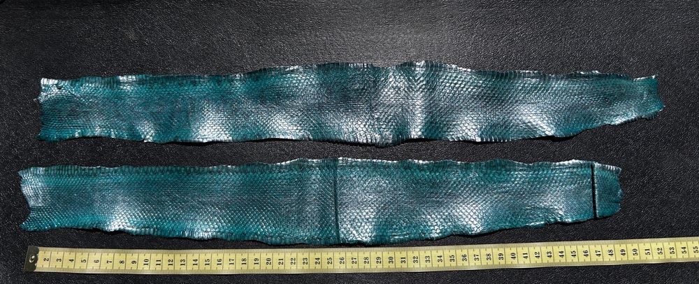 Fasie piele naturala de sarpe verde galben geanta portofel pantofi