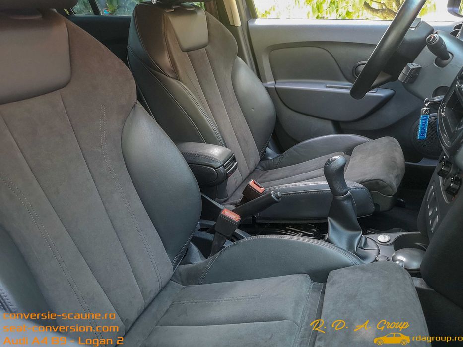 Sistem adaptare scaune de Audi A4 B9 A5 pe Logan Duster Sandero