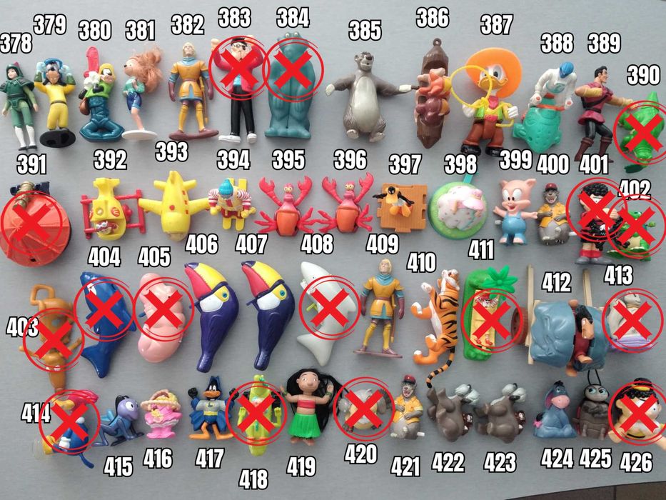 McDonalds Toys Макдоналдс Играчки от 90те 00те Винтидж Колекционерски