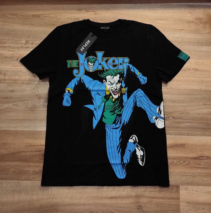 Мъжка фланелка тениска блуза Joker replay