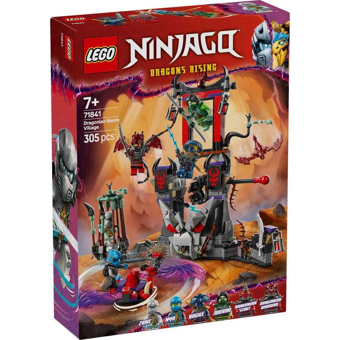 Lego Ninjago 71841 Dragonian Storm Village / Село Драконова буря