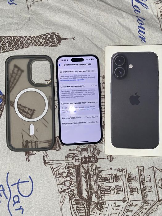 Iphone 16 128gb айфон 16 128гб 100%акб