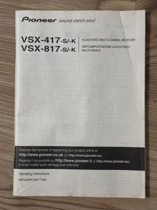 Receiver Pioneer VSX-417