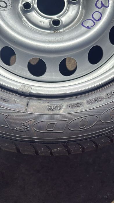 set 4 jante anvelope + jante dacia logan rezerve 185/65/r15