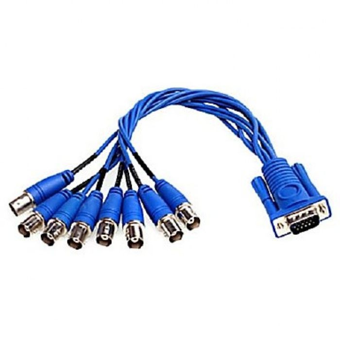 Cablu CCTV VGA 15 pini la 8 BNC