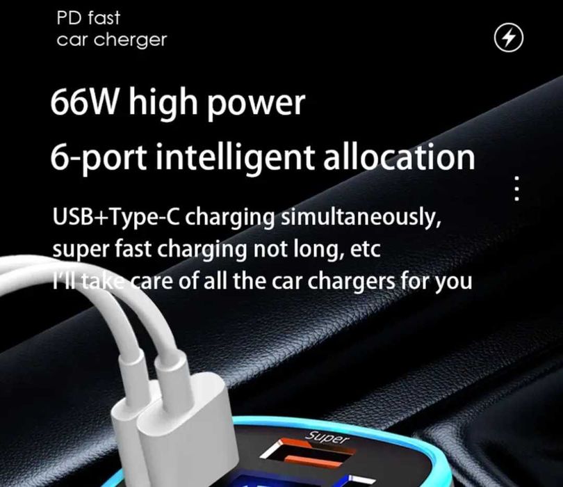 бързо зарядно 12V-24V за телефон за кола-камион-бус-ван-мини ван-джип