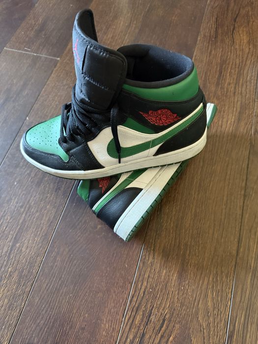 Nike Air Jordan 1 Mid Green/Black/White Originale masura 44,5