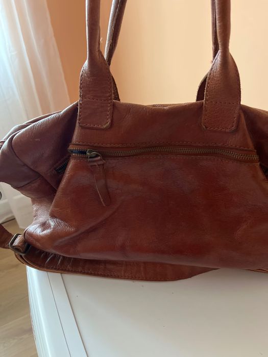 Уникална чанта от естествена кожа