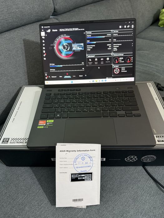 Гейминг Лаптоп asus rog zephyrus g14 гаранция