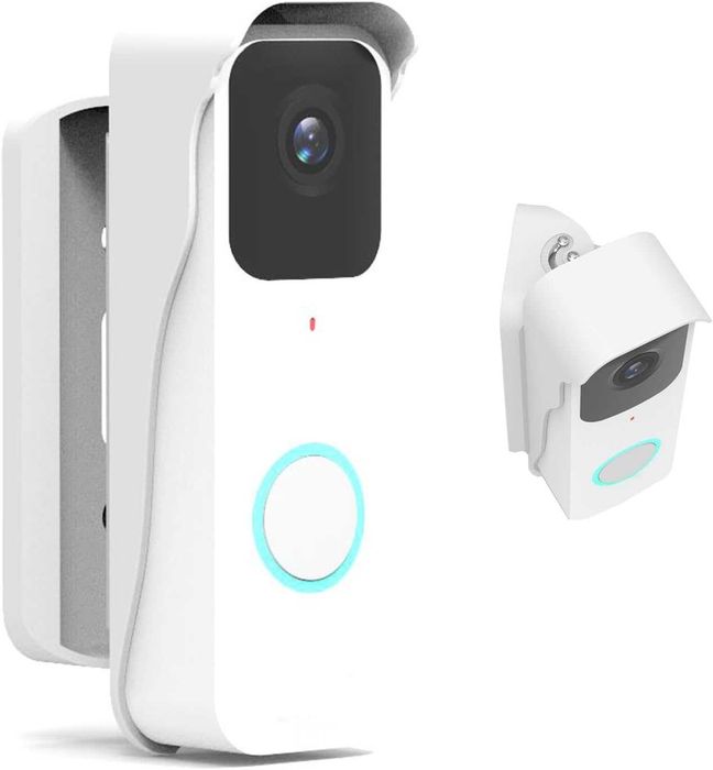 Vand Sonerie video Blink Doorbell HD culoare ALB + suport cu unghi reglabil