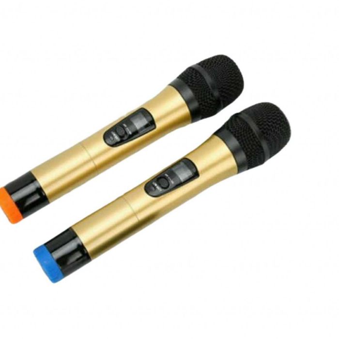 Безжични микрофони UHF WG-200II с дисплей комплект 2 бр за караоке
