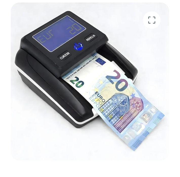 Детектор за проверка на пари евро  долар и паунд.