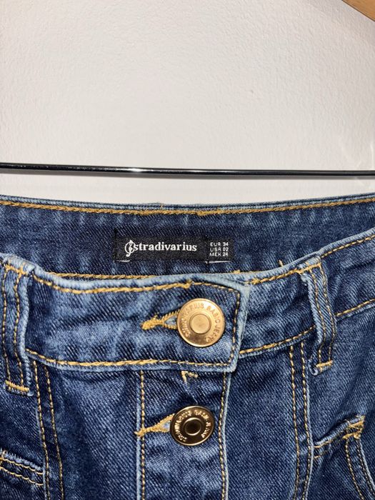 Джинсовая юбка Stradivarius