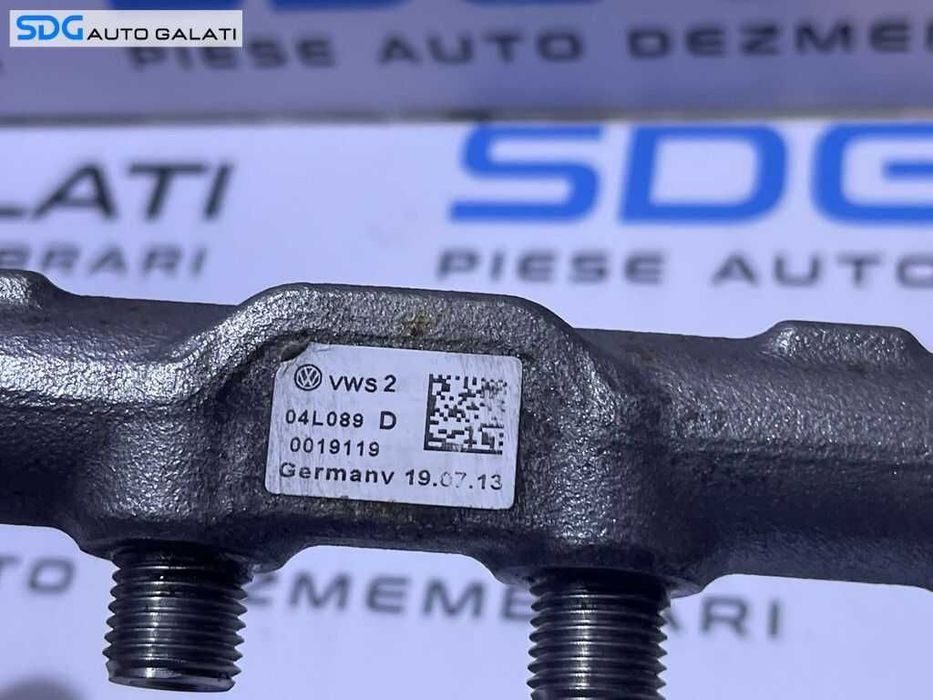 Rampa Presiune Injectoare cu Senzor Senzori Regulator Audi A3 8V 1.6 TDI 2013 - 2017 Cod 04L089D 057130764AB 0281006075 04L906054[S0302]