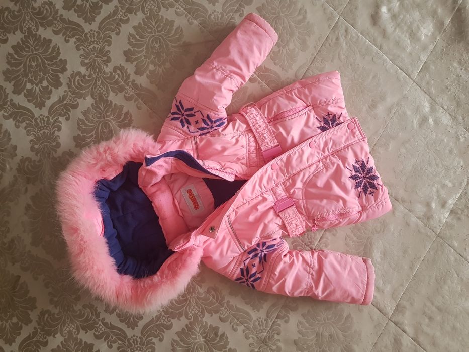 Зимний детский костюм на девочку