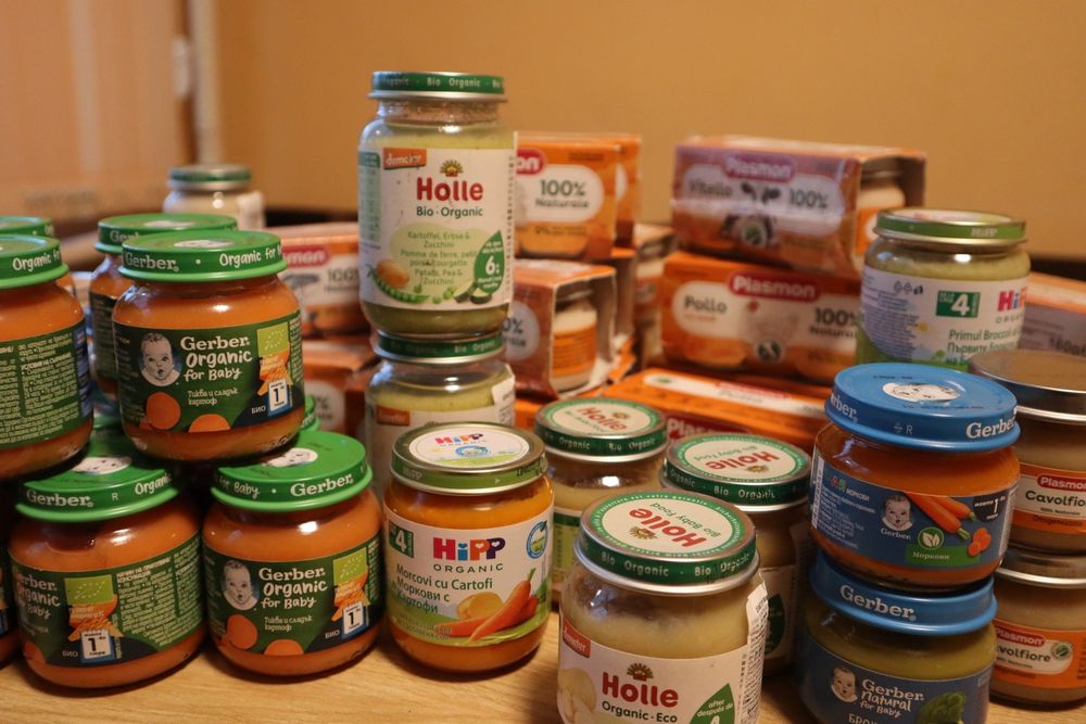 Бебешки пюрета Plasmon, Holle, Gerber, Hipp