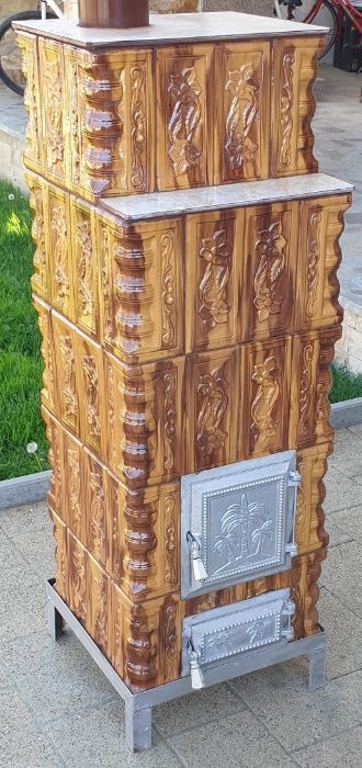 Soba de teracota premontata 5R 45x45x135 cm