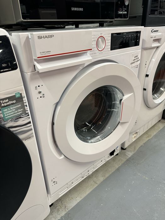 !! PROMOTIE!! Mașină de spălat rufe incorporabilă Sharp ES-NIB714BWNA