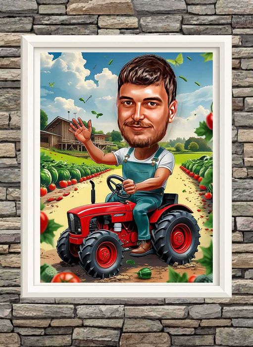 Карикатура по снимка за рожден ден, годишнина или друг повод